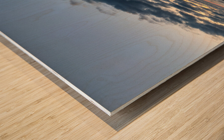 Beach Angles Wood print