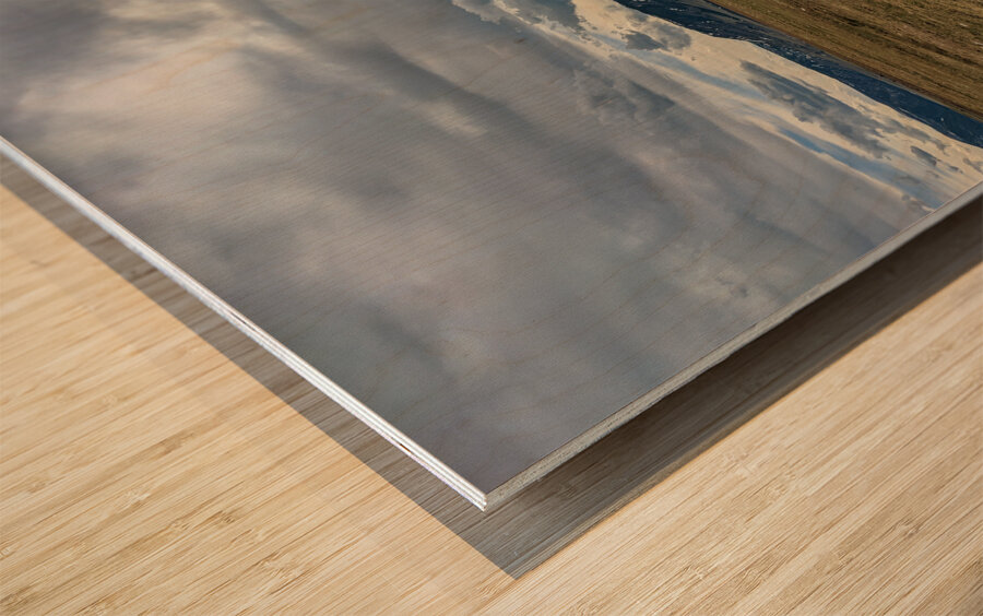 beautiful landscape Wood print