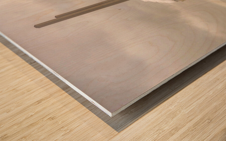 Industrial Beauty Wood print