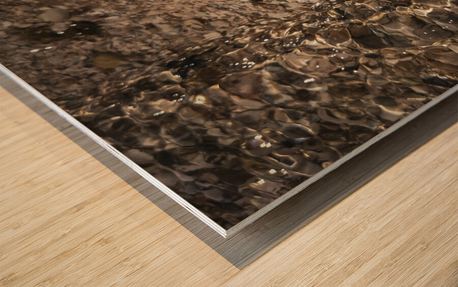 Before the wave Wood print