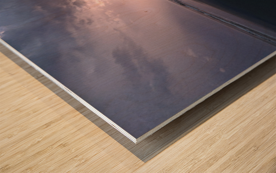 lightning Wood print