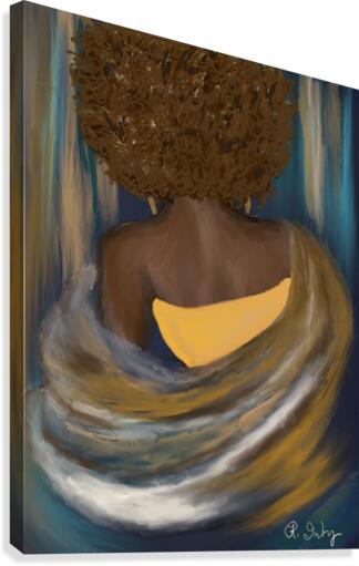 Golden Canvas Print