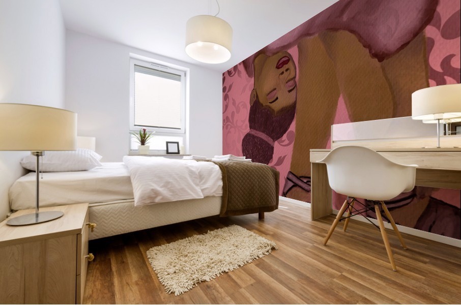 On Pointe Mural print