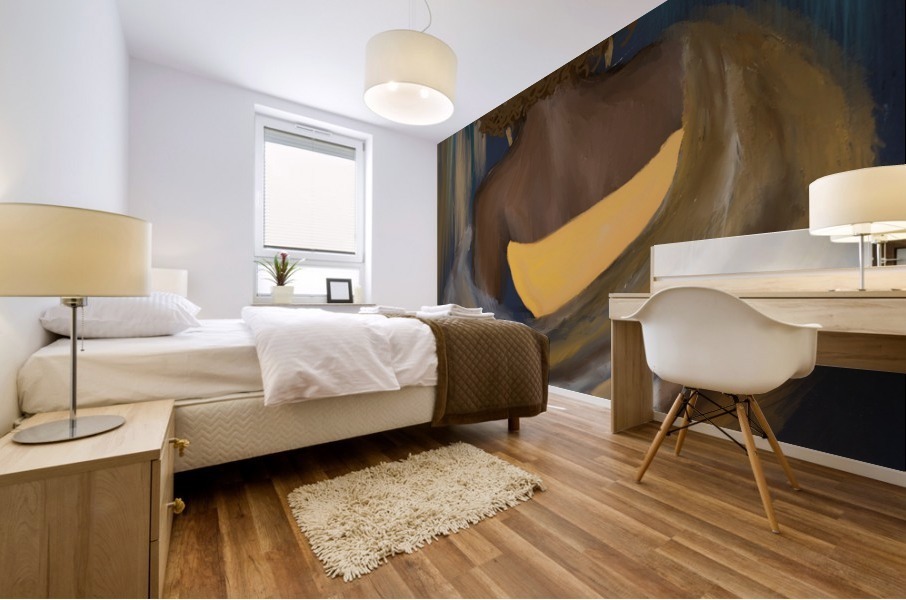 Golden Mural print