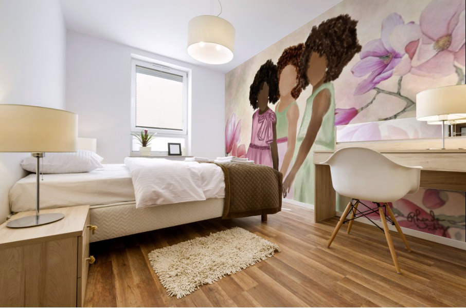 Sister Love Mural print