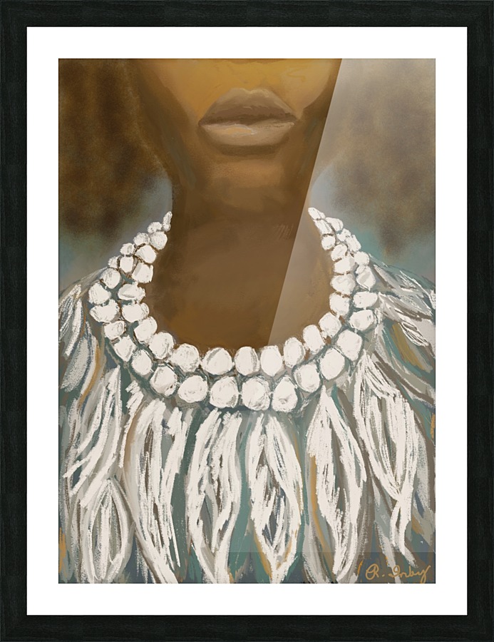 Pearl Picture Frame print