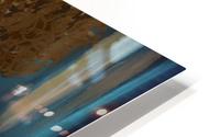 Golden HD Metal print