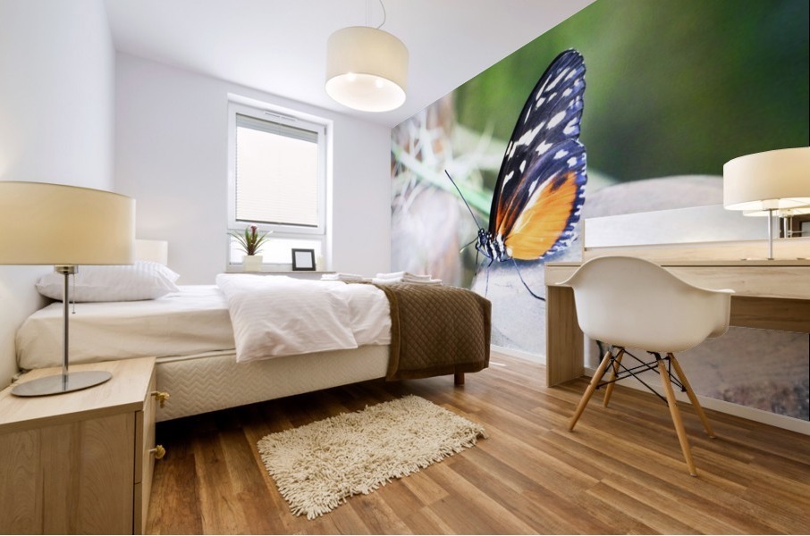 Resting Monarch Mural print