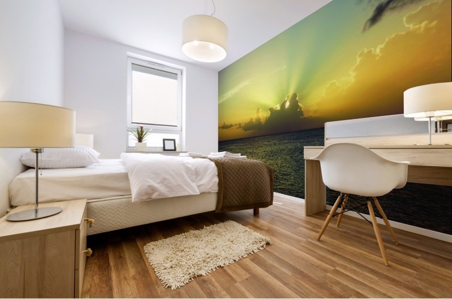 Caribbean Sunset Mural print