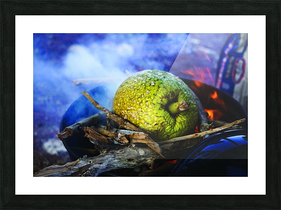 Fiery Breadfruit Picture Frame print