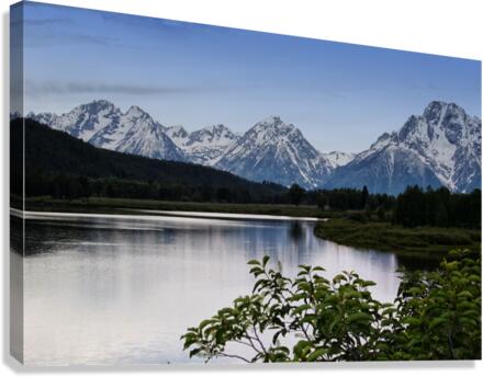 Mountain and Lake Canvas Print