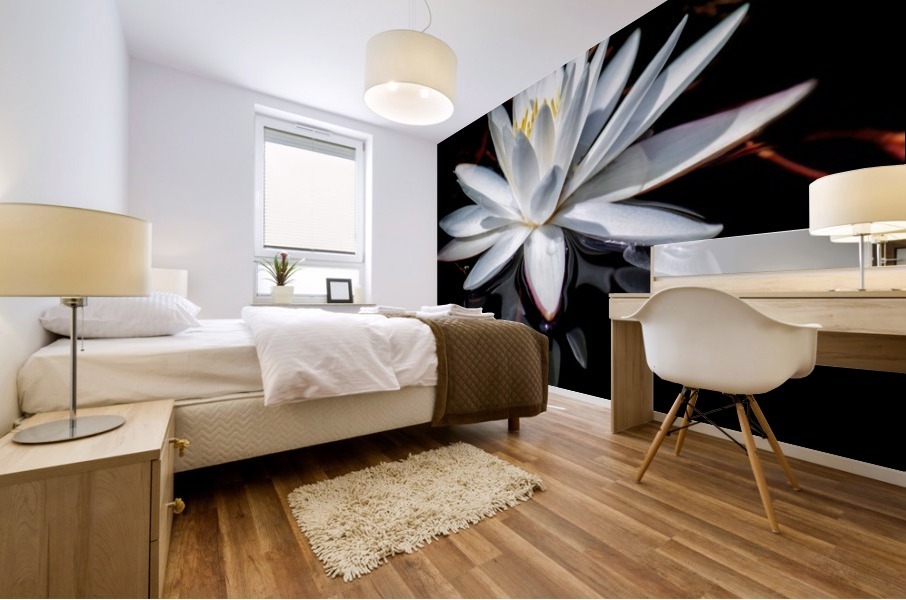 Forked Lake Lily Mural print