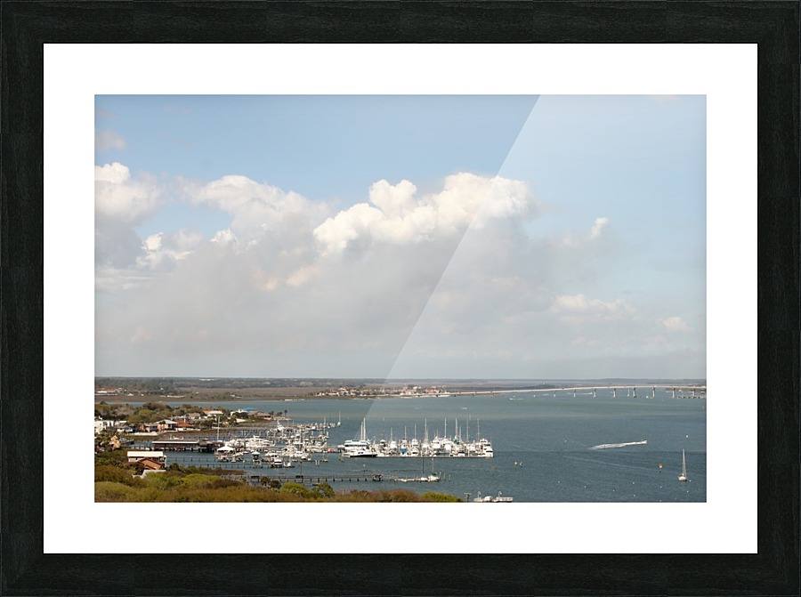 Ocean Marina Picture Frame print