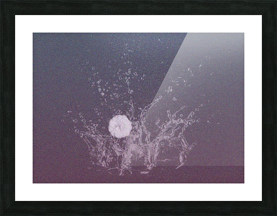 Rain and Flower Picture Frame print