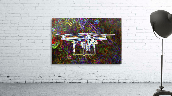 Colorful Quad Copter Wall Preview