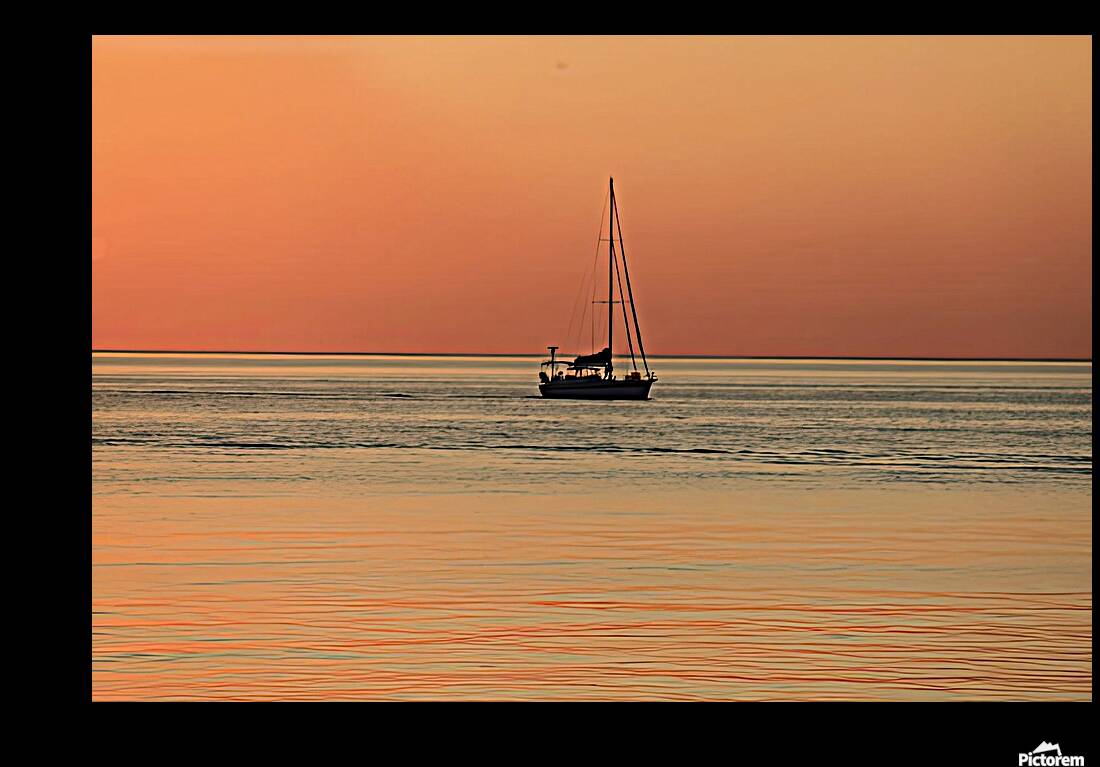 Sunset Sailing Reproduction