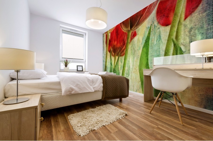 Tulips Mural print