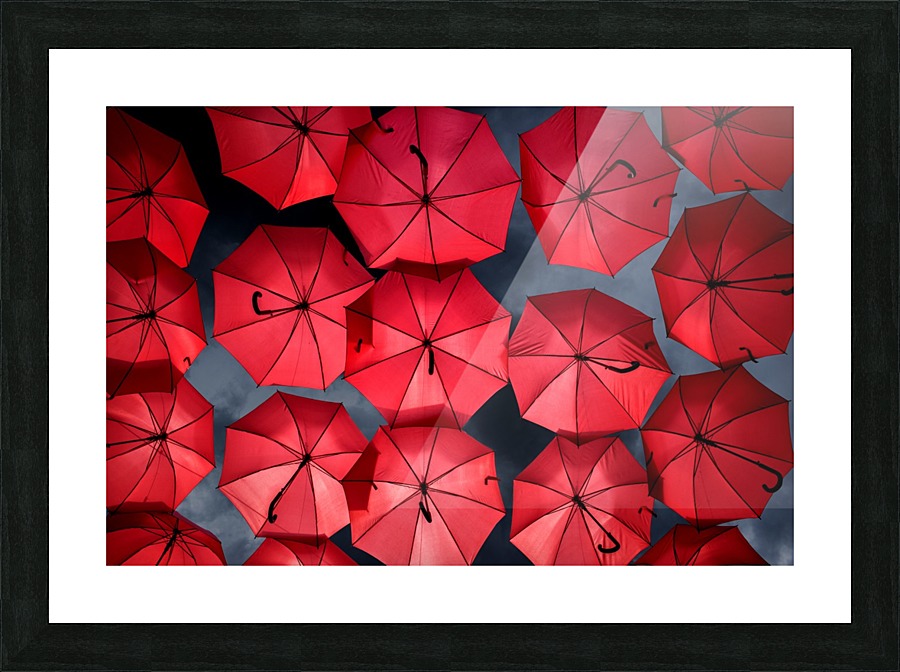 Street Cover Picture Frame print