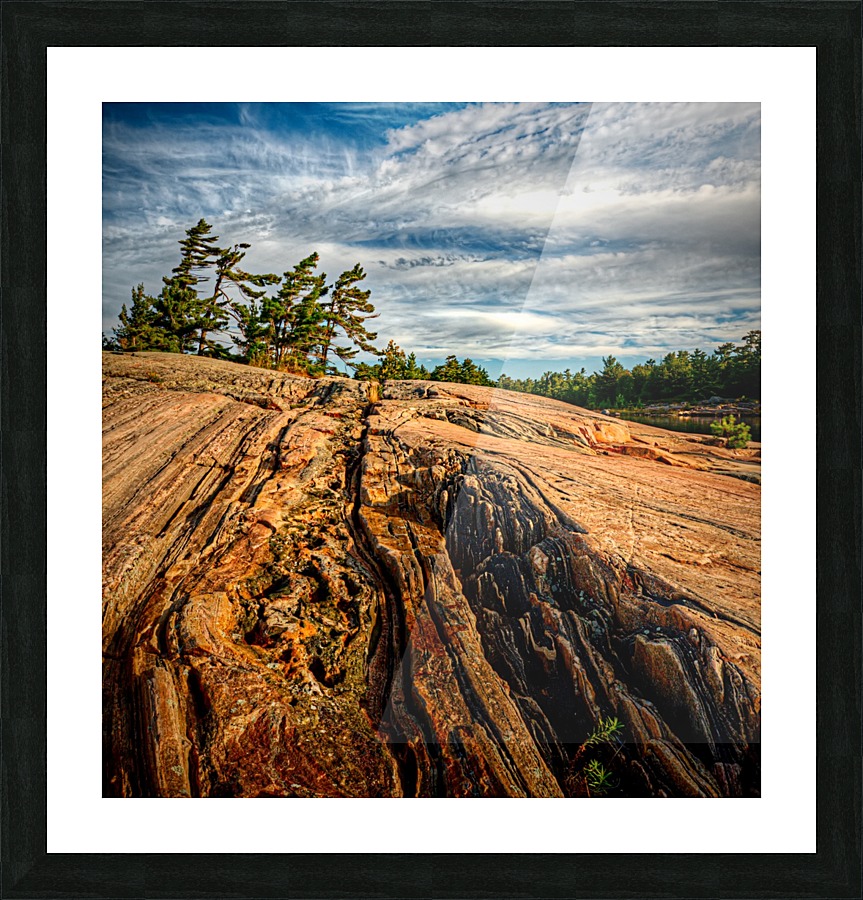 Franklin Island Picture Frame print