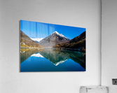 Perfect mountain reflection Acrylic Print