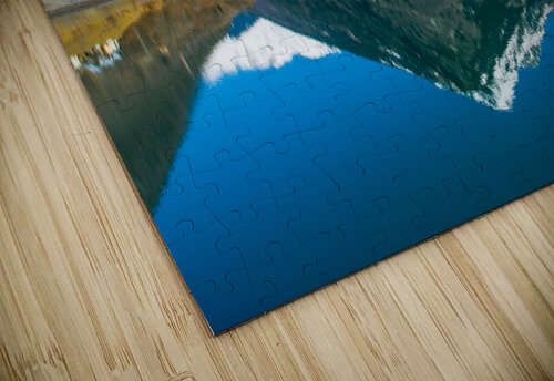 Perfect mountain reflection Werner Roelandt puzzle