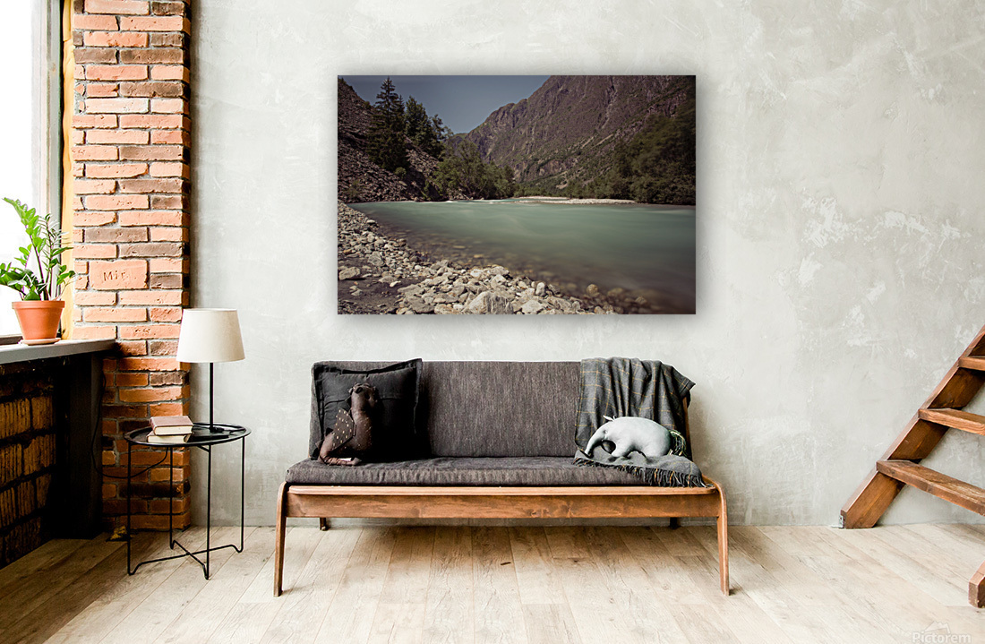 Turquoise Mountain River Reproduction