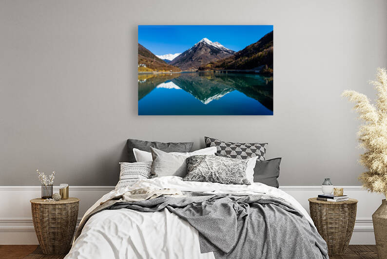 Perfect mountain reflection by Werner Roelandt