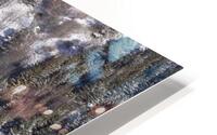 Mountain road during winter HD Metal print