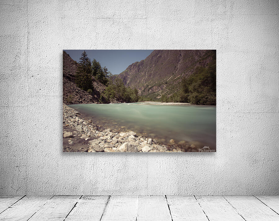 Turquoise Mountain River Wall Preview
