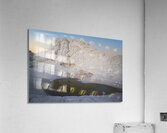 White Pocket Pool Acrylic Print