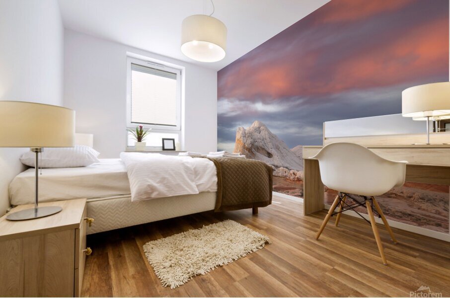  White Pocket sunset Mural print