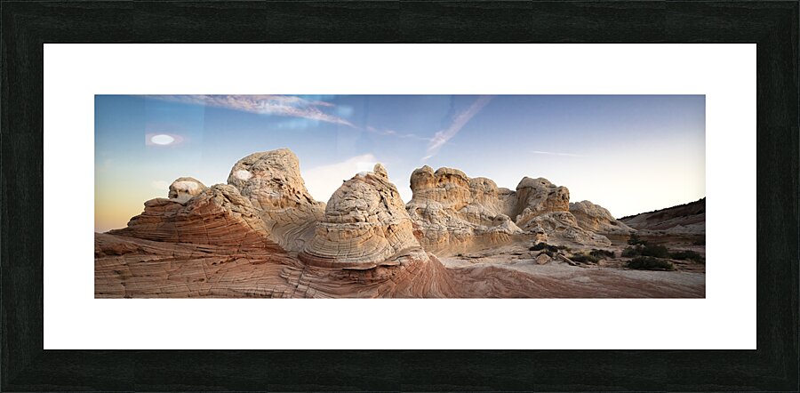 White Pocket  Picture Frame print