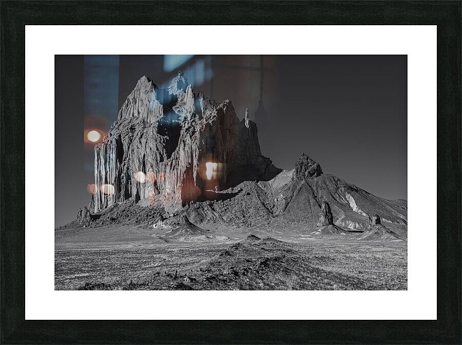 Shiprock Picture Frame print