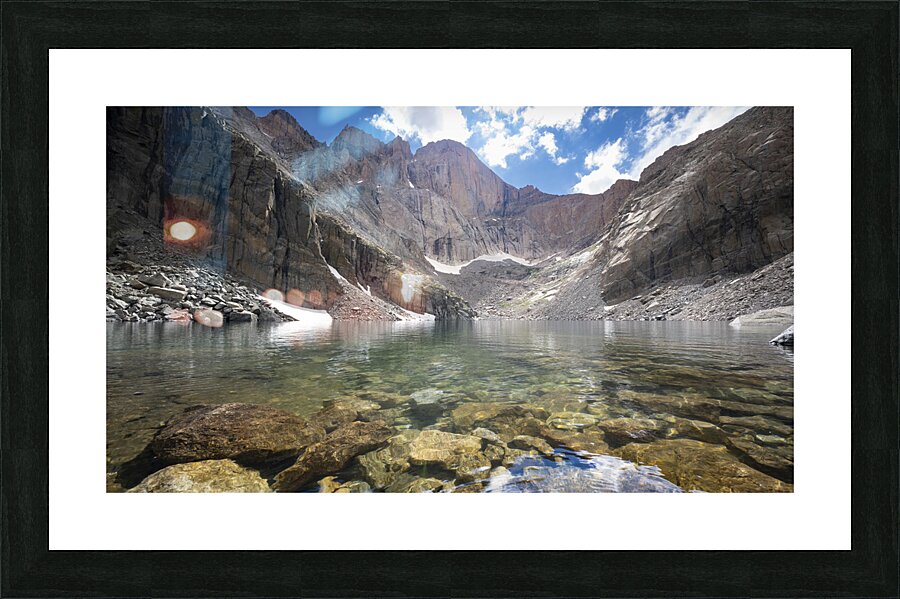 Chasm Lake Picture Frame print