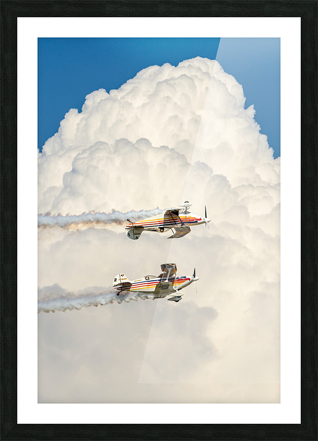 Cloud hopping Picture Frame print
