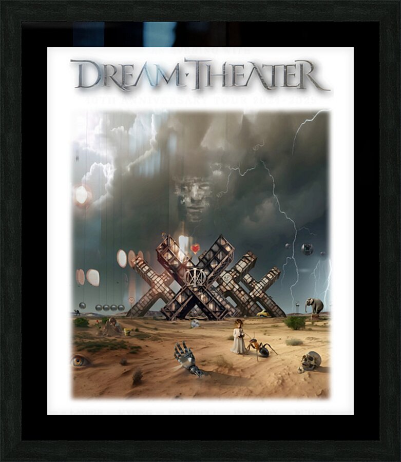 dream theater 39 Picture Frame print