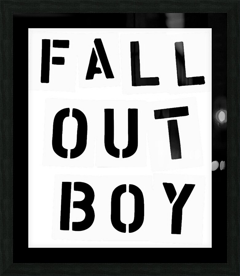 Fall Out Boy 8 Picture Frame print