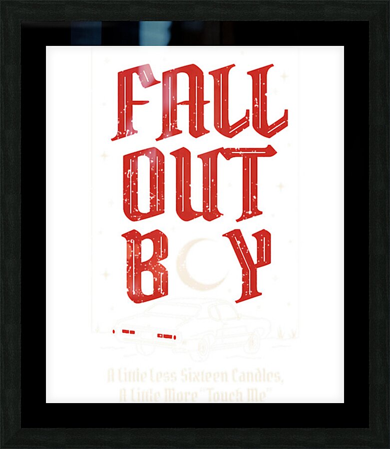 Fall Out Boy 9 Picture Frame print