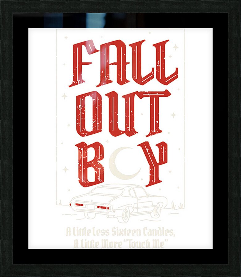 Fall Out Boy 10 Picture Frame print