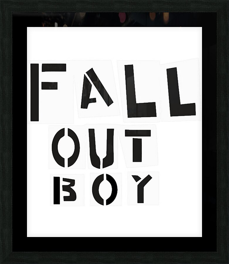 Fall Out Boy 12 Picture Frame print