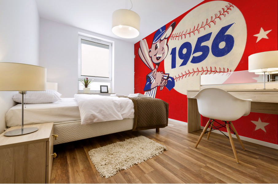 1956 CHICAGO WHITE SOX Program Mural print