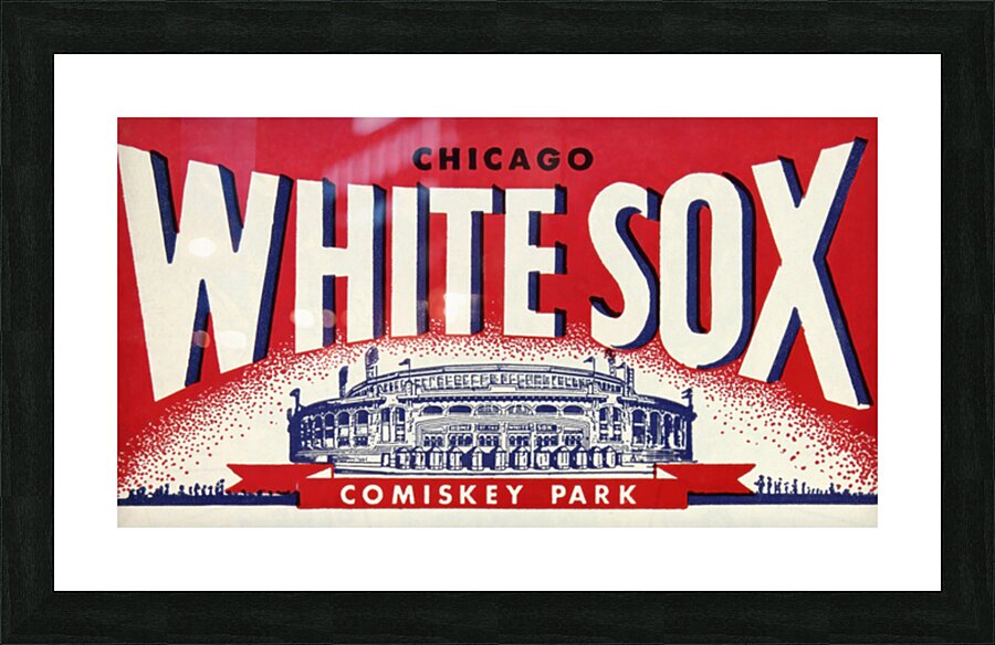 1938 CHICAGO WHITE SOX Program Picture Frame print
