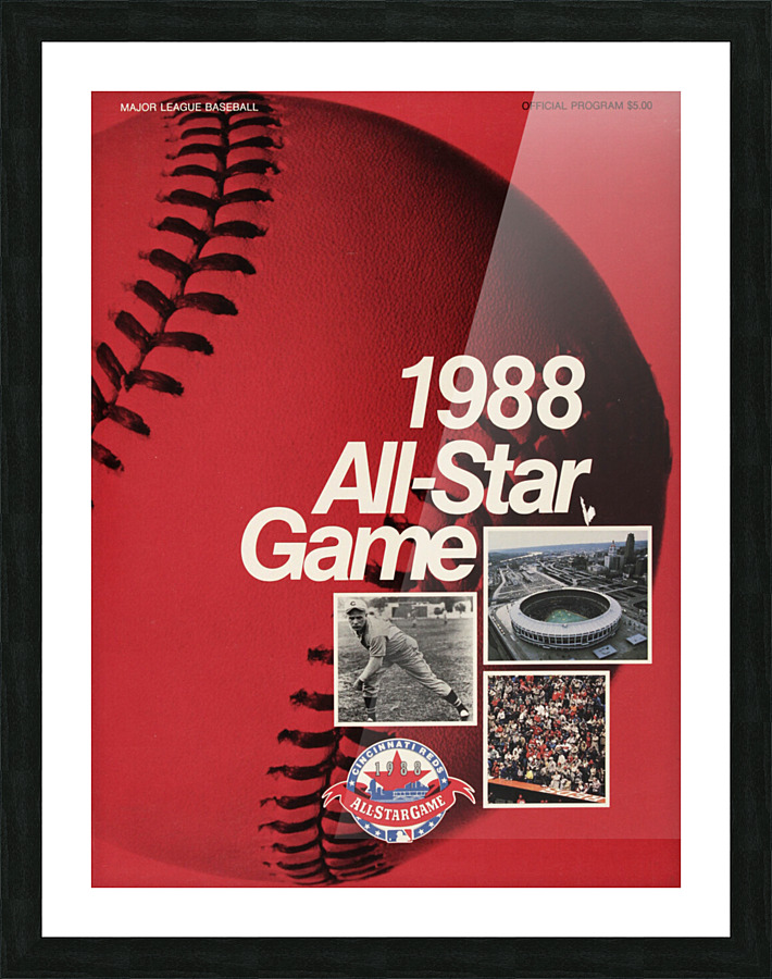 1988 ALL STAR GAME Program Picture Frame print
