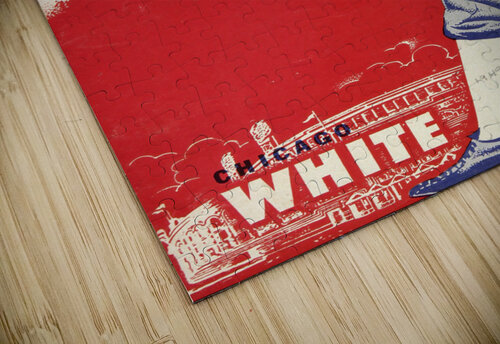 1949 CHICAGO WHITE SOX Program The Dinger Studios puzzle