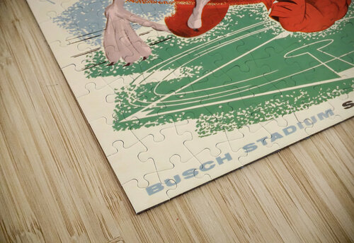 1958 ST. LOUIS CARDINALS Program The Dinger Studios puzzle