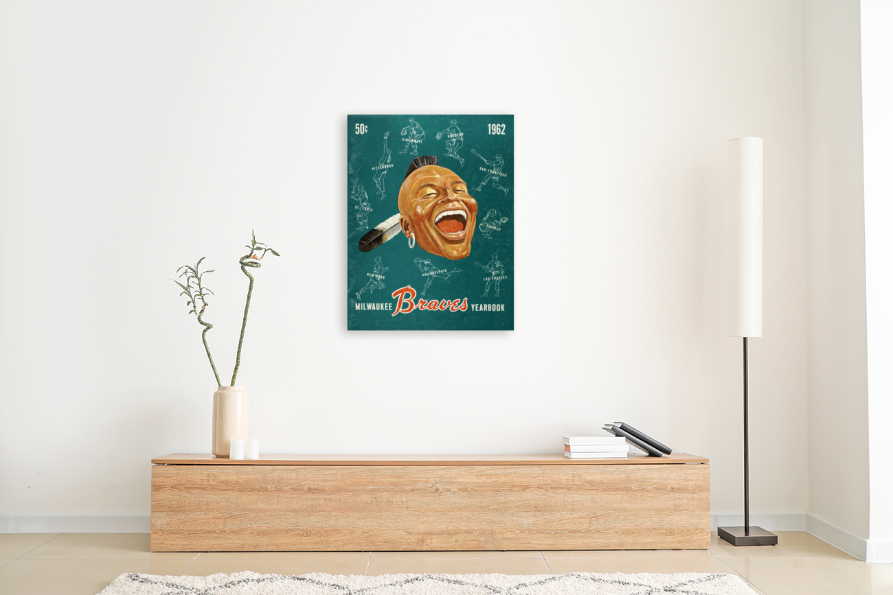 1962 ATLANTA BRAVES Program Reproduction