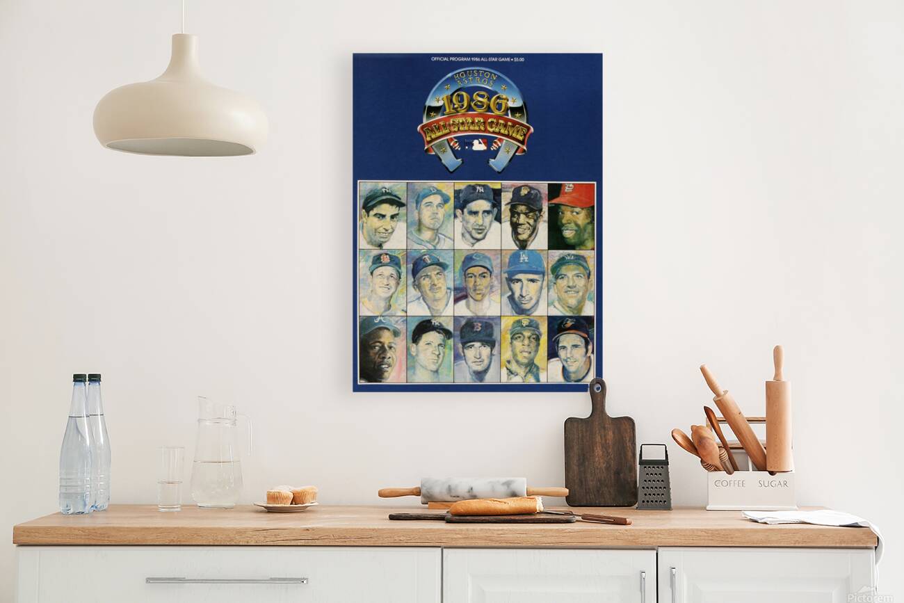 1986 ALL STAR GAME Program Reproduction