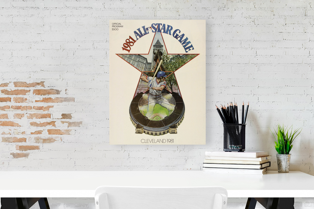 1981 ALL STAR GAME Program Reproduction