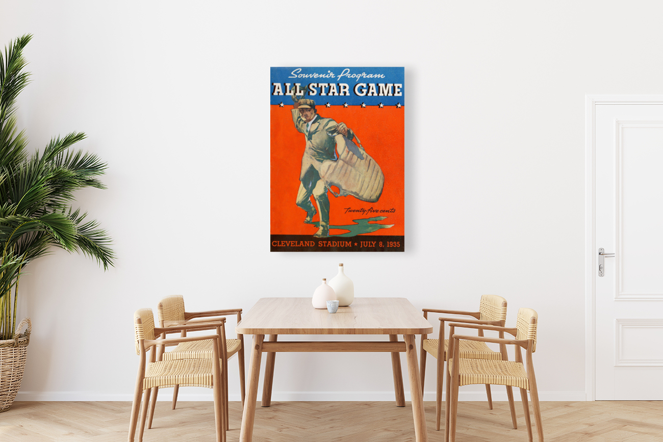 1935 ALL STAR GAME Program Reproduction