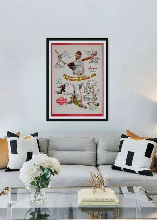 1946 BOSTON RED SOX VINTAGE MAGAINZE COVER - VINTAGE BASEBALL ART PRINT Ted Williams Hillerich Bradsby Advertising by The Dinger Studios